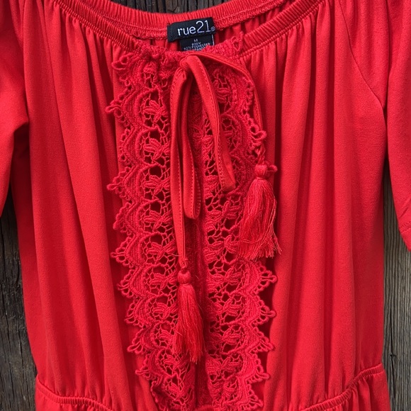 Red Romper - Picture 2 of 4